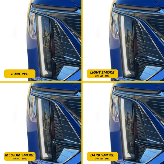 Headlights Tint PPF | Cadillac LYRIQ 2023-2026 - Smokey Headlamp Cover