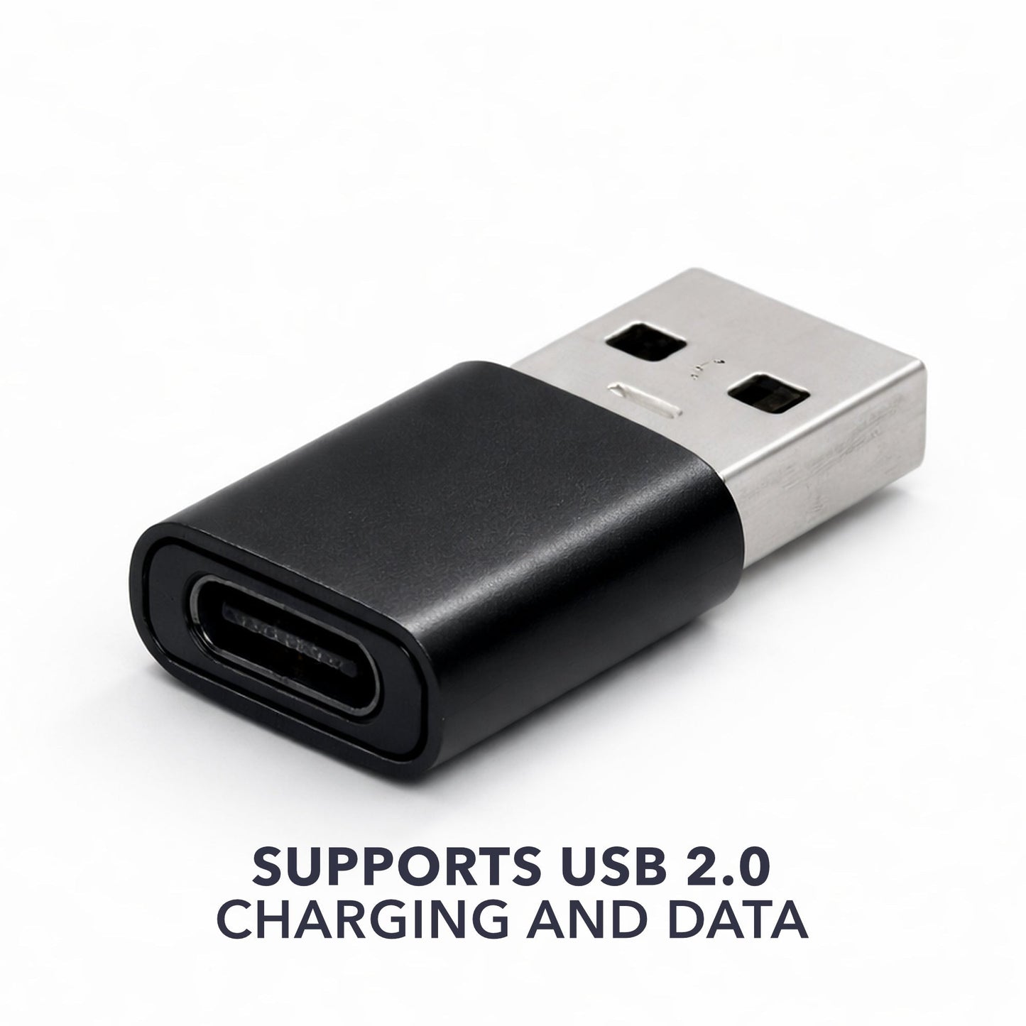 USB-C to USB-A Adapter 2-Pack | Charging & Data USB 2.0