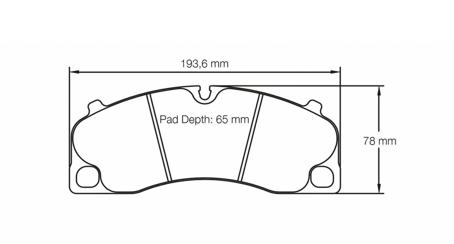 PAGID Racing Pagid Racing 4908 RSL1 Compound Brake Pads 4908-RSL1