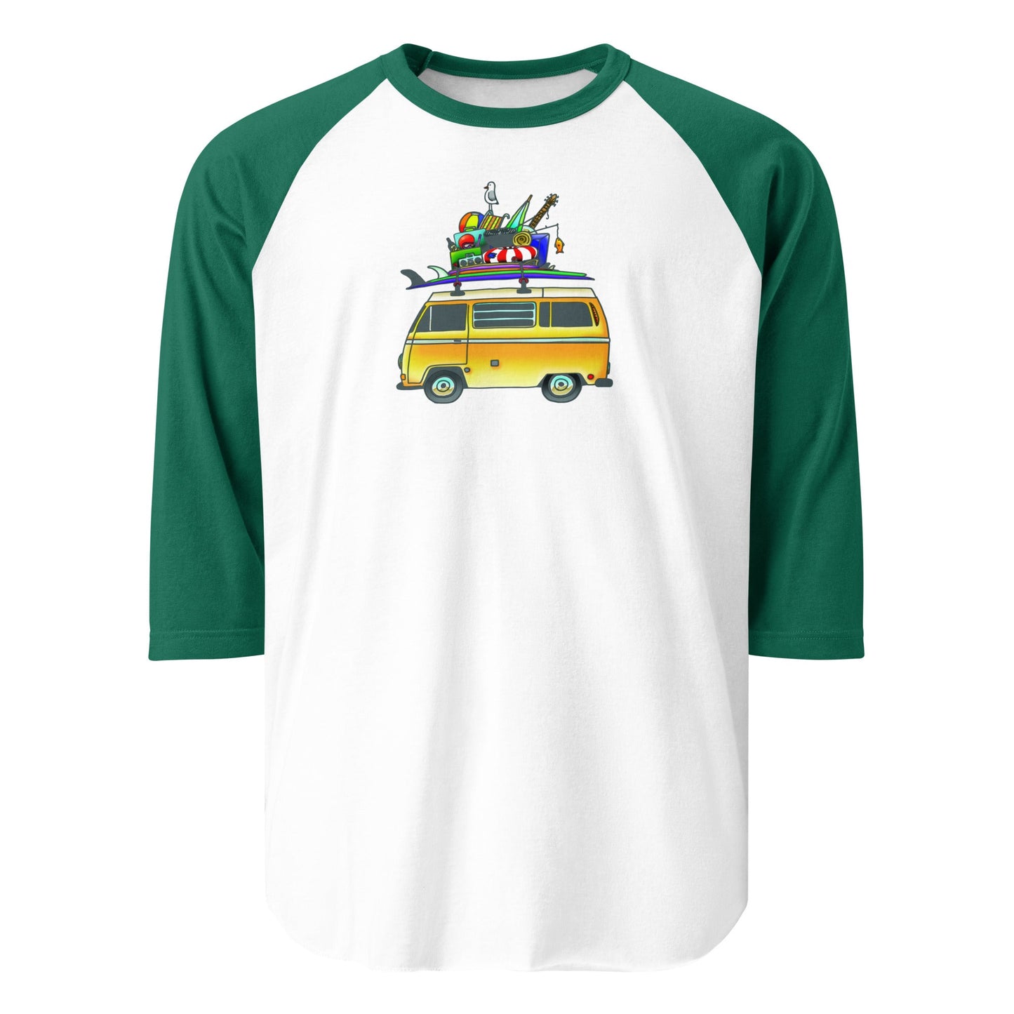 RAD Bus Raglan Baseball T-Shirt