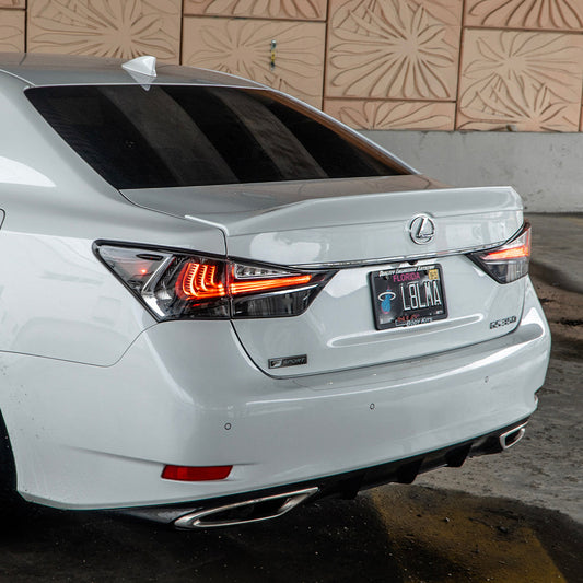 Lexus GS Base Model, F-Sport, GS-F NIA Rear Ducktail Wing Spoiler V1 2012-2020 in ABS