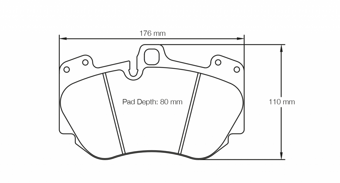 PAGID Racing Pagid Racing 4907 RSC2 Compound Brake Pads 4907-RSC2