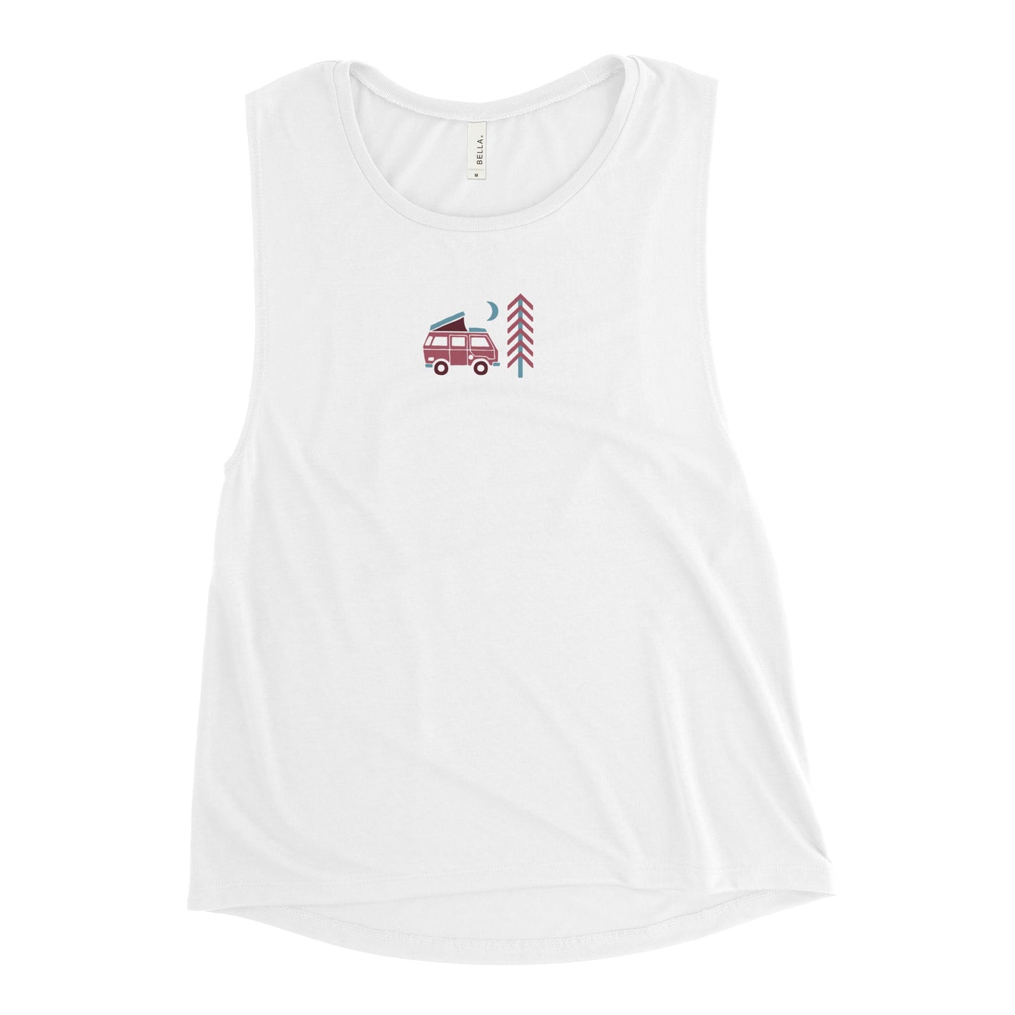 Go Outside Van Women's Muscle Tank