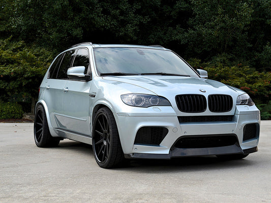 AutoTecknic Gloss Black Front Grille Set - E70 X5 / X5M | E71 X6 / X6M