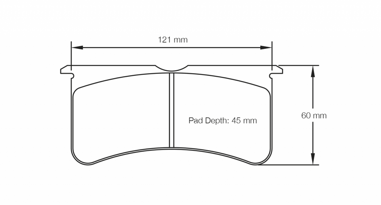 PAGID Racing Pagid Racing 8195 RSL29 Compound Brake Pads 8195-RSL29