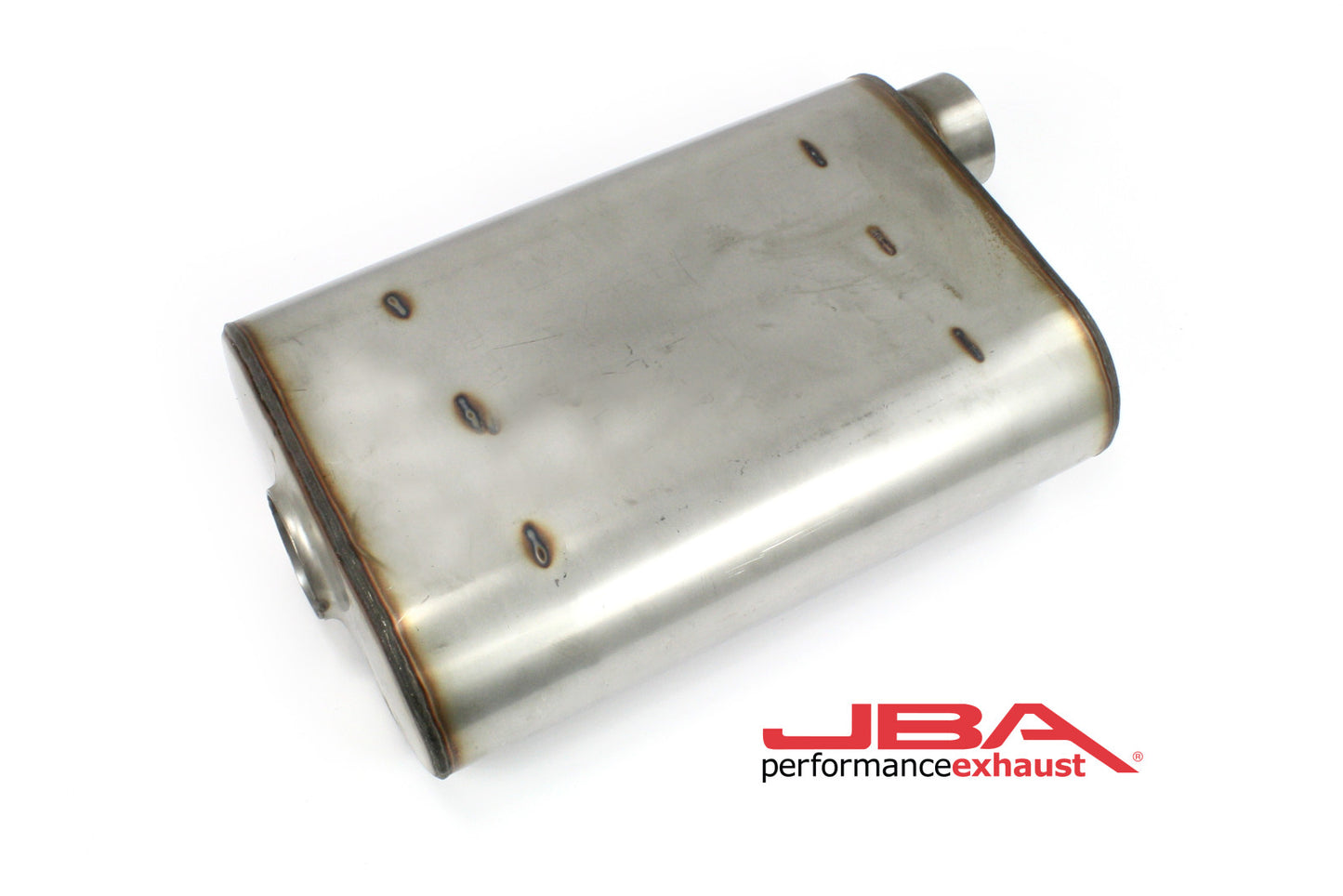 JBA Chambered 2.5" Muffler 304 SS Offset/Center 40-251400