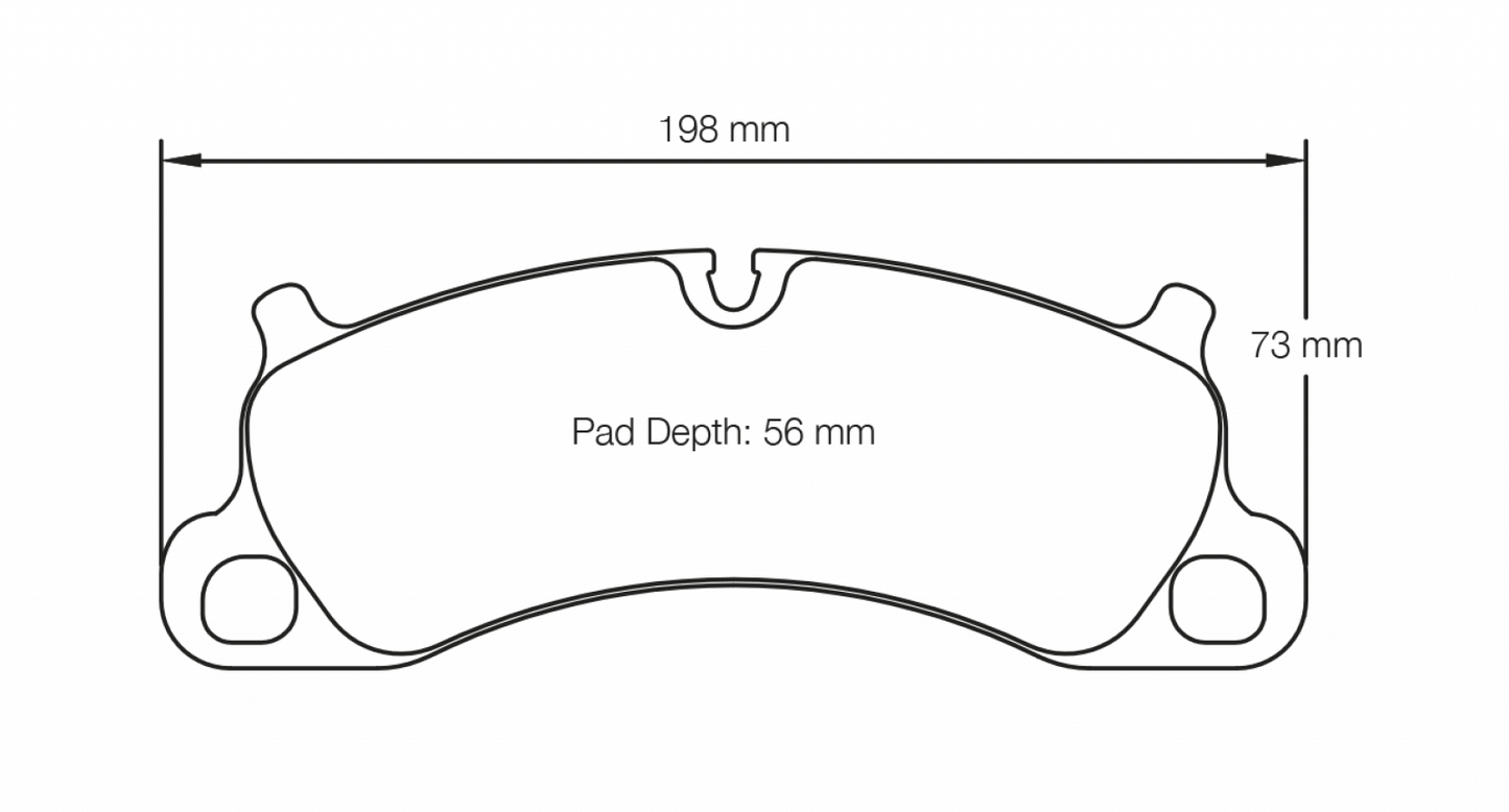 PAGID Racing Pagid Racing 4922 RST1 Compound Brake Pads 4922-RST1