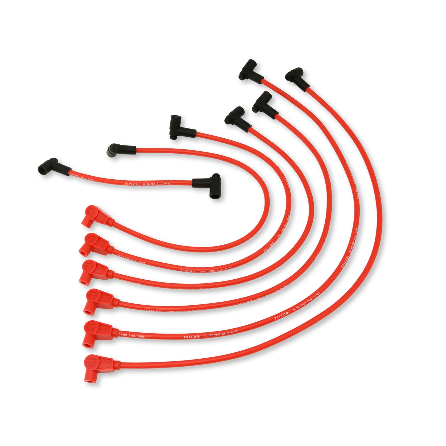 Taylor Cable 8mm Spiro-Pro custom 6 cyl red 72210