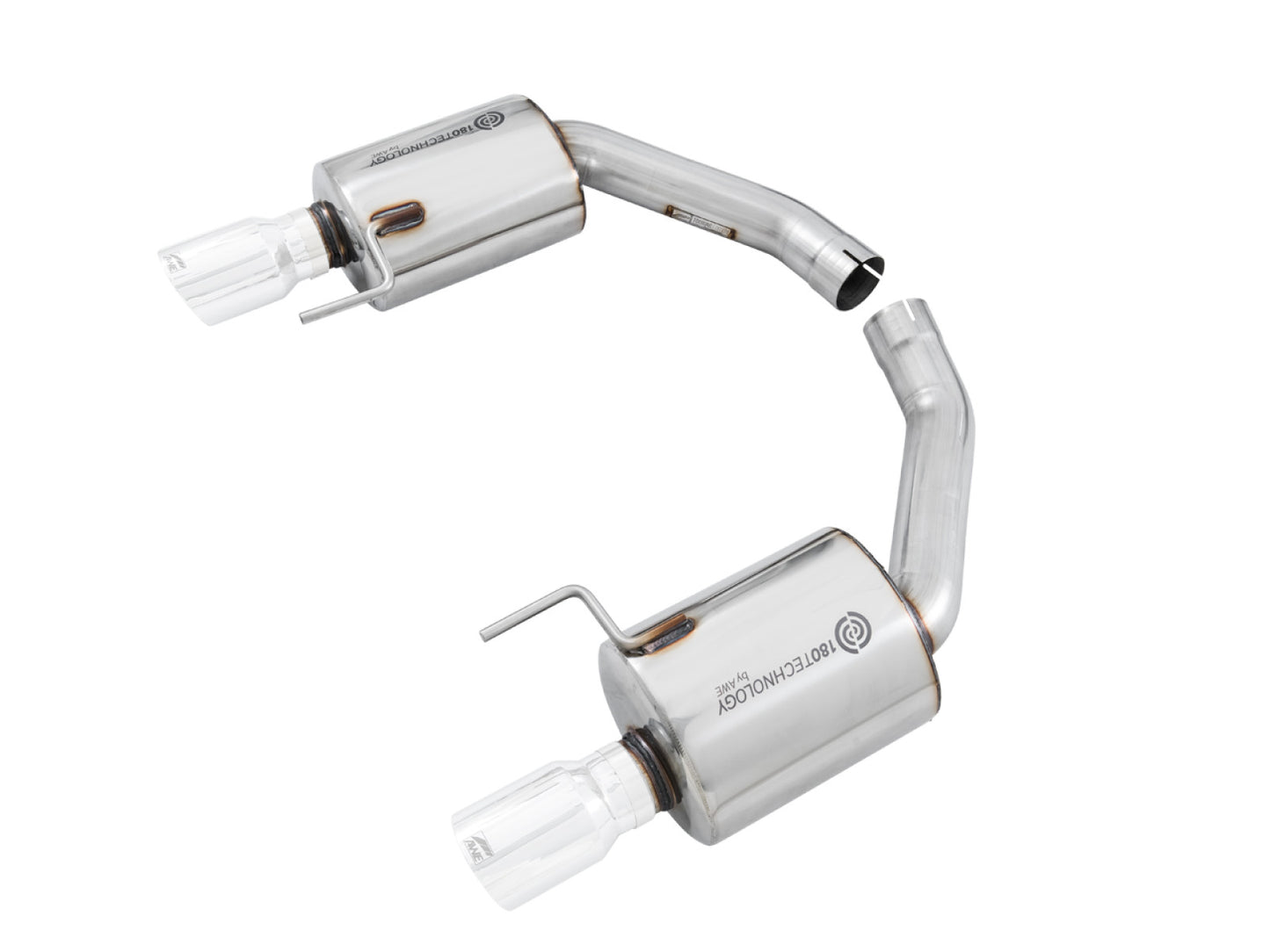 AWE Tuning Track-to-Touring Conversion Kit for S550 Mustang GT - Dual Tip 3815-11030
