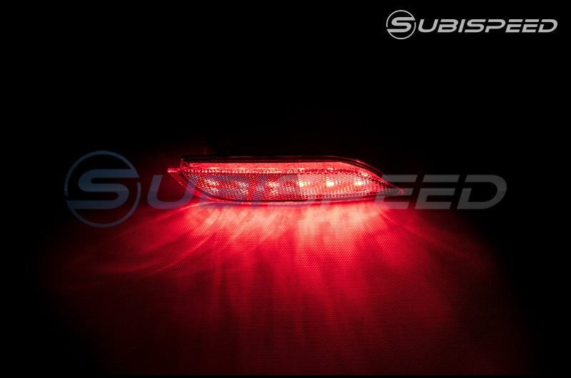 OLM Crosstrek Rear Bumper Reflector with Turn Signals - 2013-2017 Crosstrek