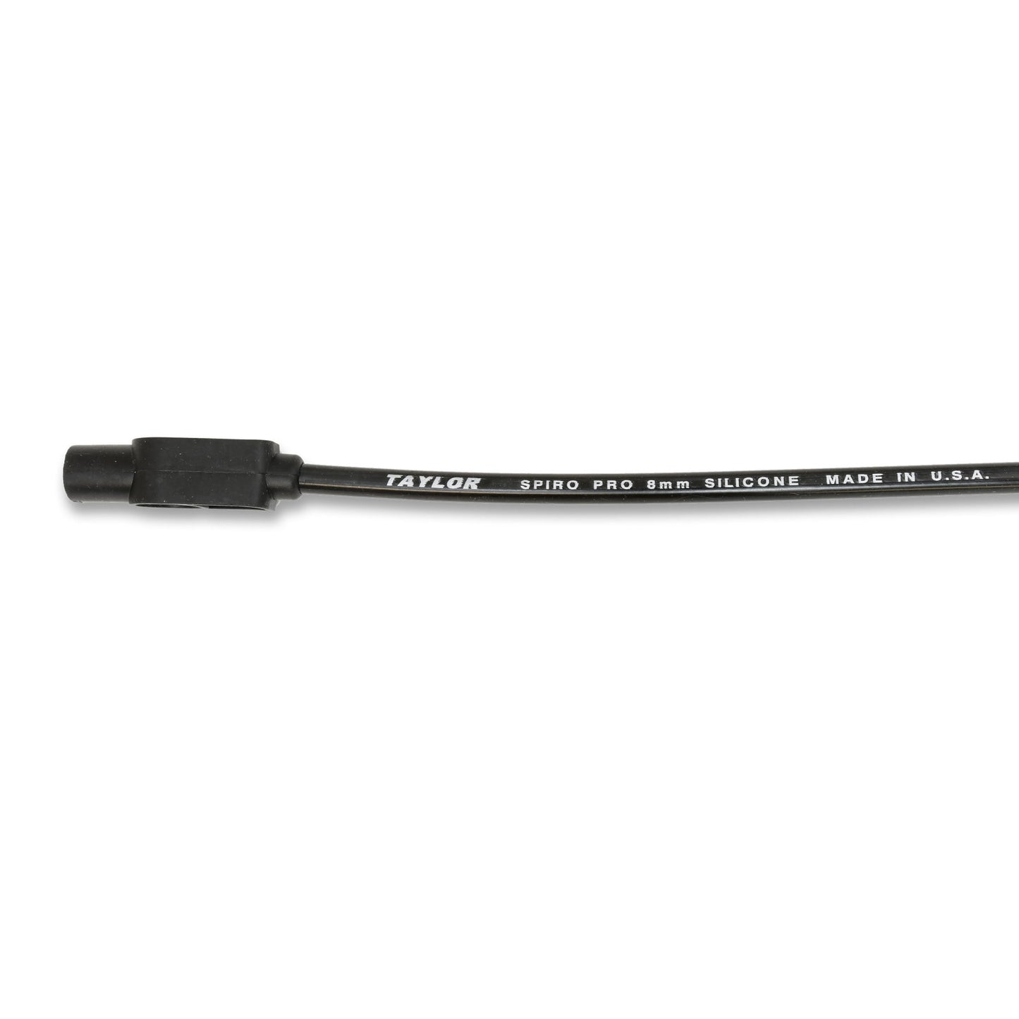 Taylor Cable 8mm Spiro Pro LS Universal 180 Degree Black 73065