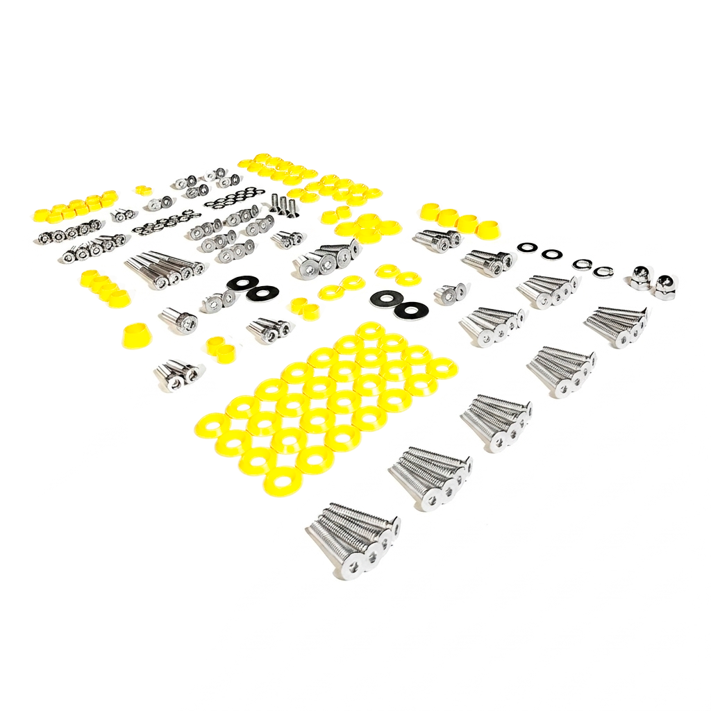 ZSPEC Stage-3 Dress Up Bolts® Fastener Kit for '05-14 Ford Mustang V8 S197, Stainless & Billet