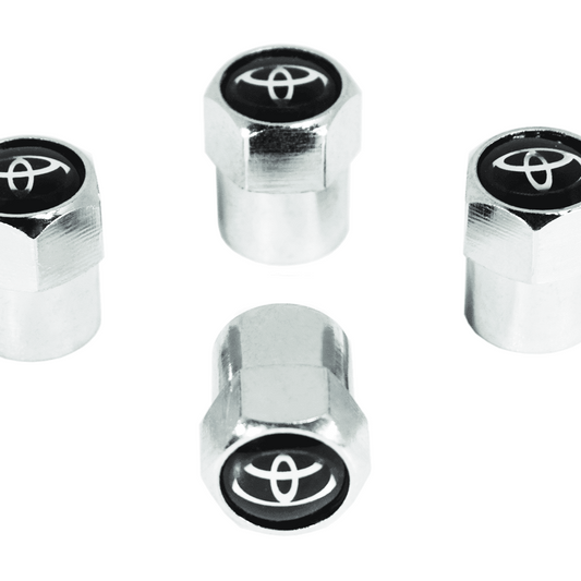 Chrome Valve Stem Tire Caps, Style: TOYOTA