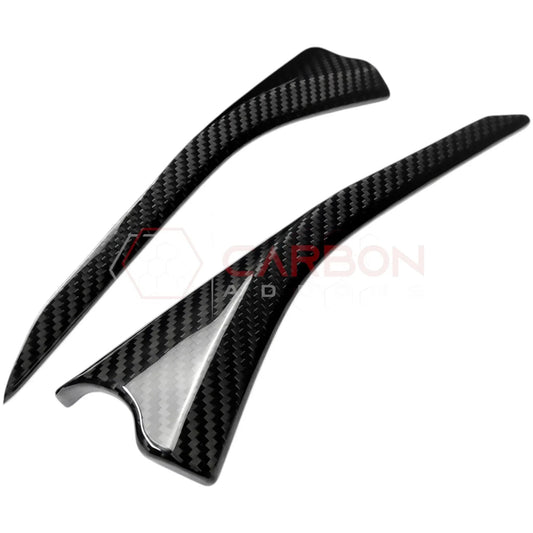C8 Corvette Real Carbon Fiber Door Panel Upper Trim Covers(2020-2025)