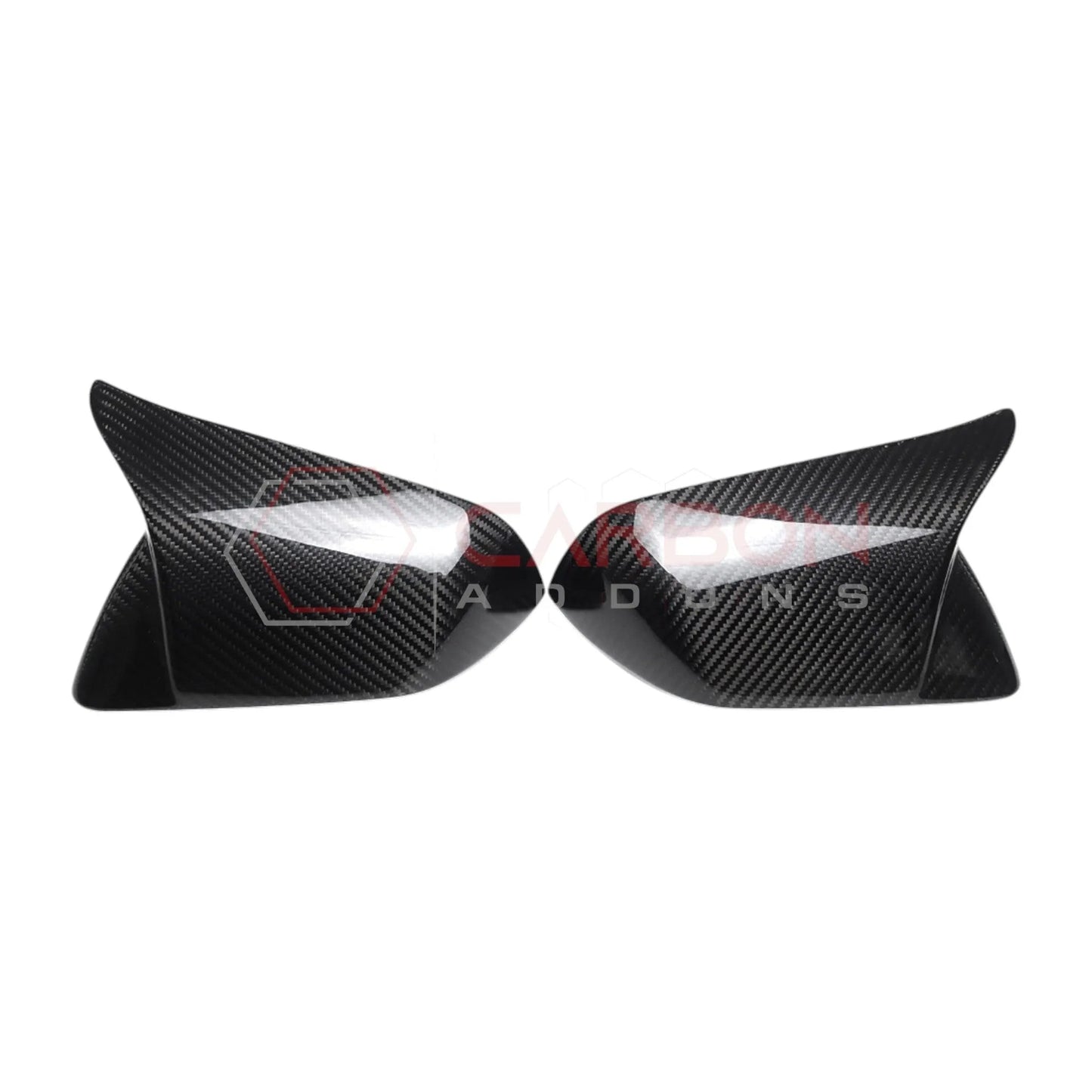 2024+ S650 Mustang M Style Carbon Fiber Exterior Side Mirror Cover