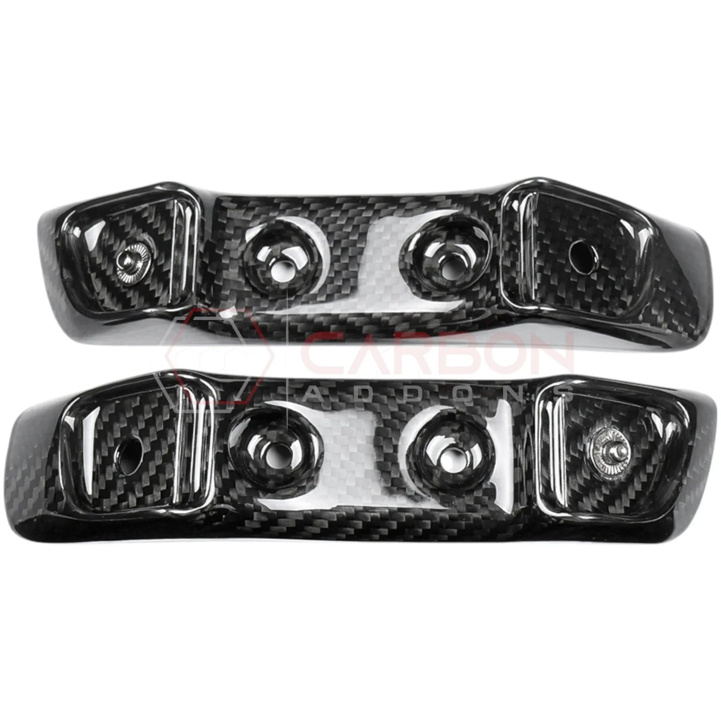 C8 Corvette Real Carbon Fiber Seat Belt Holder Buckle Replacements | GT2 & Competition Sport Seats (2020–Present)