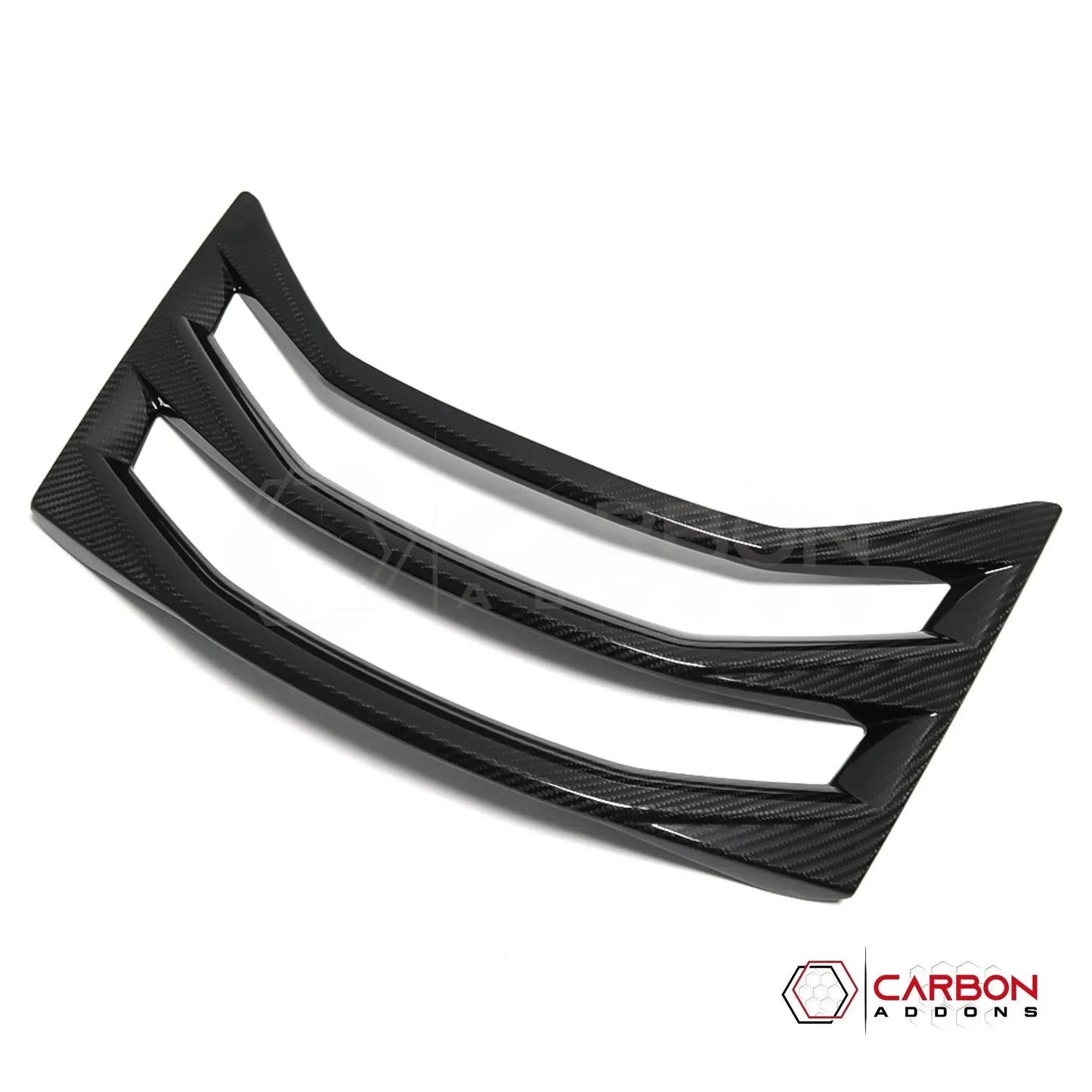 C8 Corvette Convertible Carbon Fiber Rear Hatch Vent Cover | Exterior Upgrade (2020–2026)
