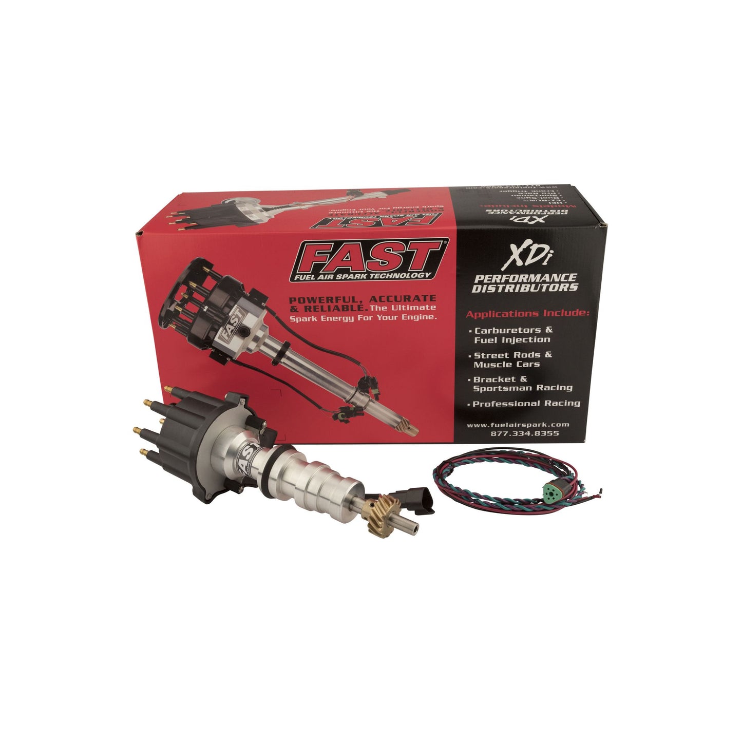 FAST XDi Race EFI Distributor for Ford FE w/ Small Cap 1000-1617EFI