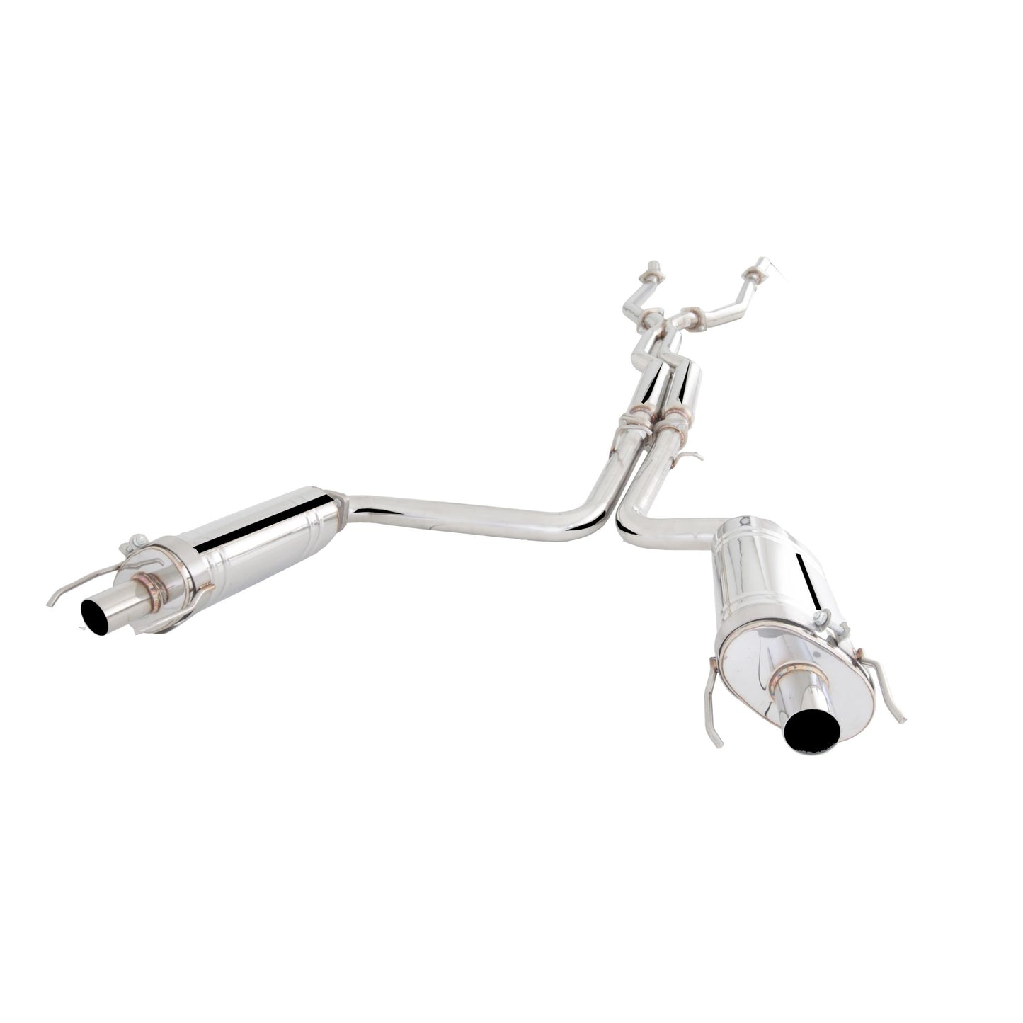 XFORCE Lexus ISF 8cyl Dual Cat-Back System; Exhaust System Kit ES-LISF-CBS