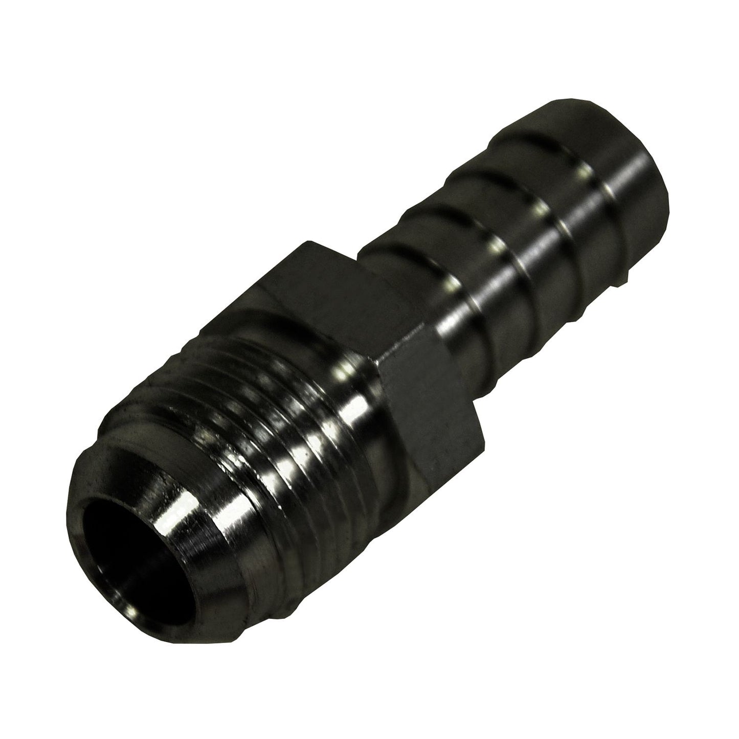 Derale '-8AN Male x 1/2" Barb Fitting, Each 98205