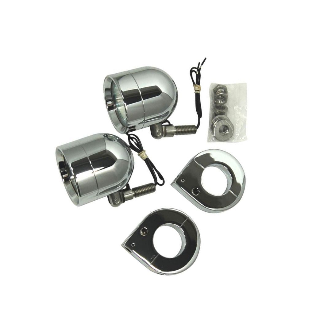 Lazer Star Lights 50 WATT SHORTY SPOT CHROME PIVOT MOUNT W/ 1 1/4" CLAMPS LSK4850-125