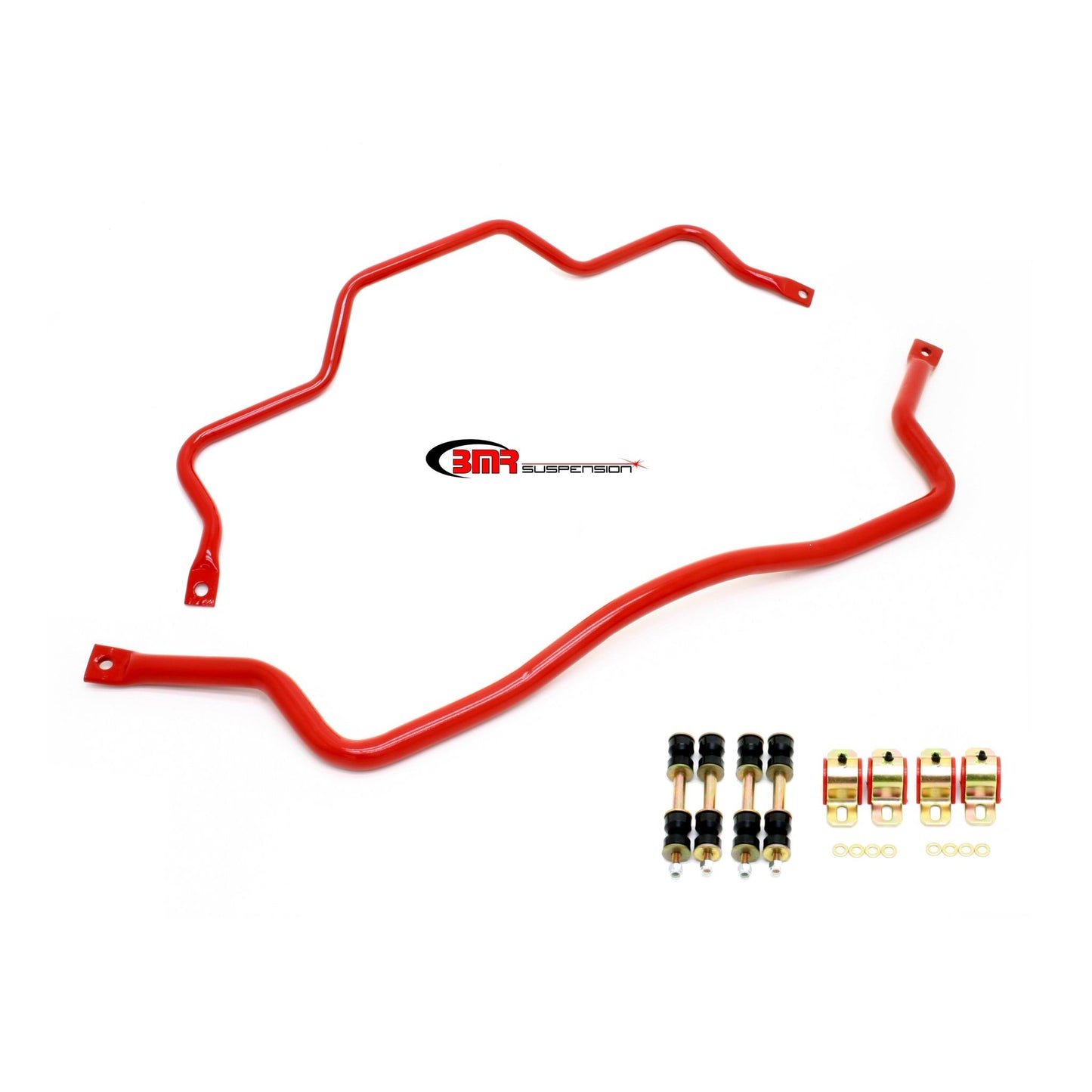 BMR Suspension Sway Bar Kit With Bushings, Front (SB001) And Rear (SB003) BMR-SB026R