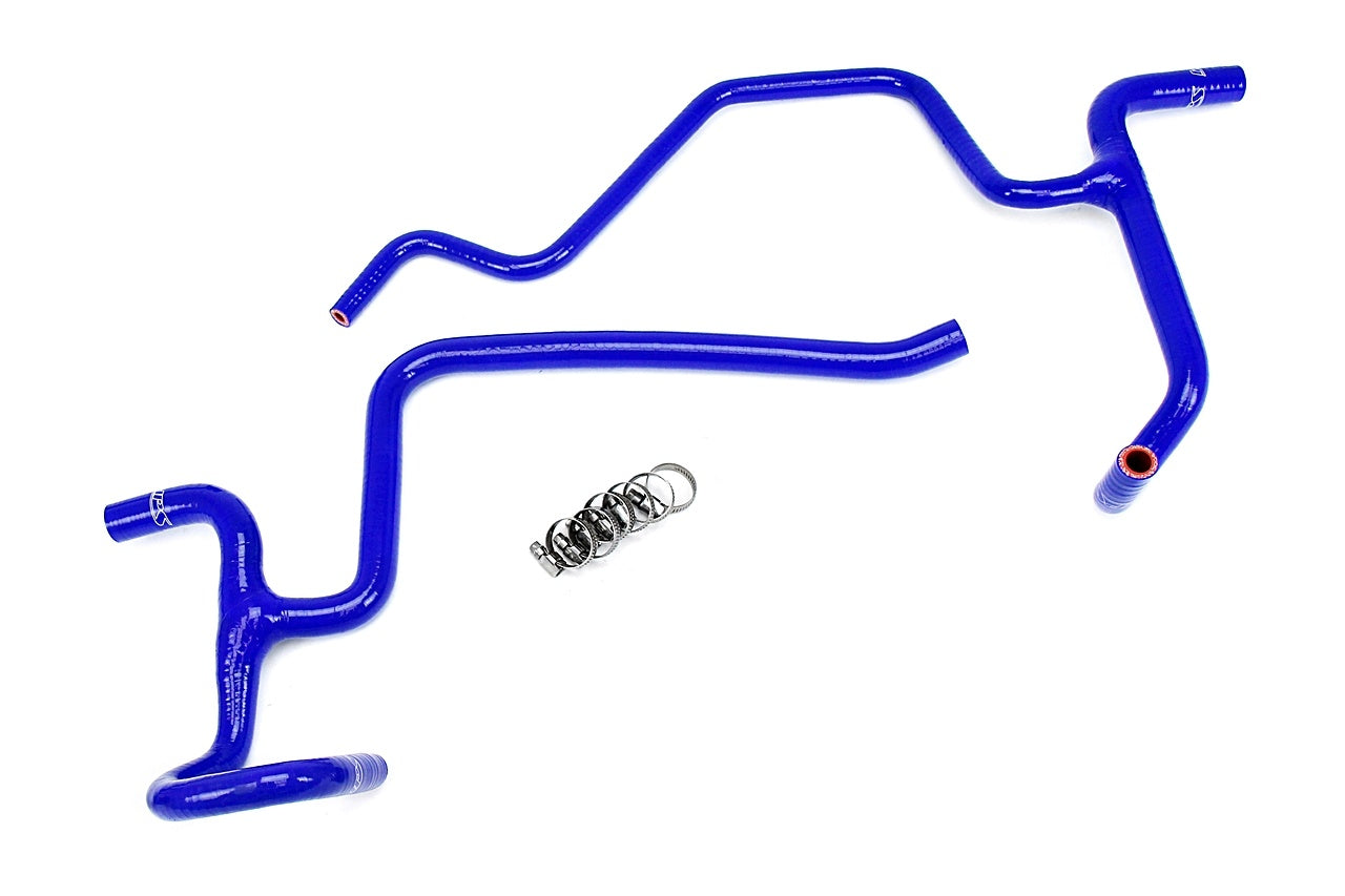HPS Performance High Temp 3-ply Reinforced Silicone Replaces OEM Rubber Heater Coolant Hoses 57-1326H-BLUE