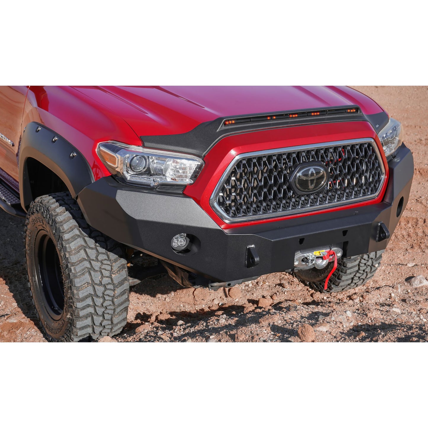 Auto Ventshade 753079 Aeroskin LightShield Hood Protector For 16-22 Toyota Tacoma