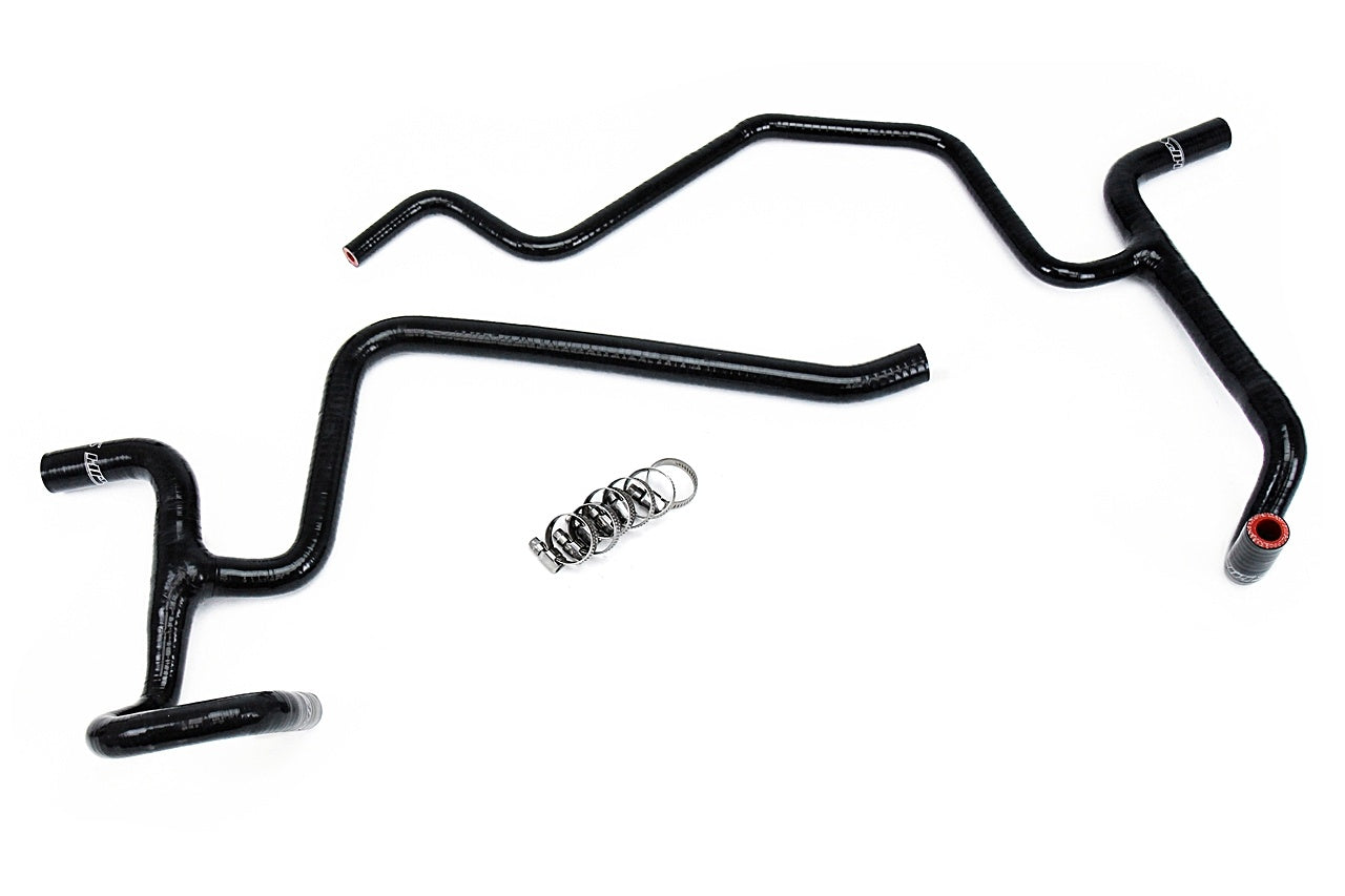 HPS Performance High Temp 3-ply Reinforced Silicone Replaces OEM Rubber Heater Coolant Hoses 57-1326H-BLK