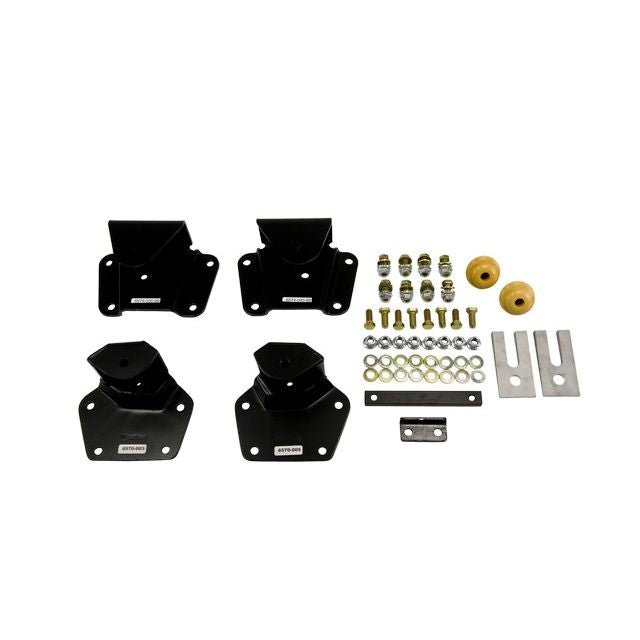 BELLTECH 6574 HANGER KIT 4 in. Drop Leaf Spring Hanger Kit (Front and Rear Hangers) 1997-2004 Dodge Dakota 4 in. Rear Drop