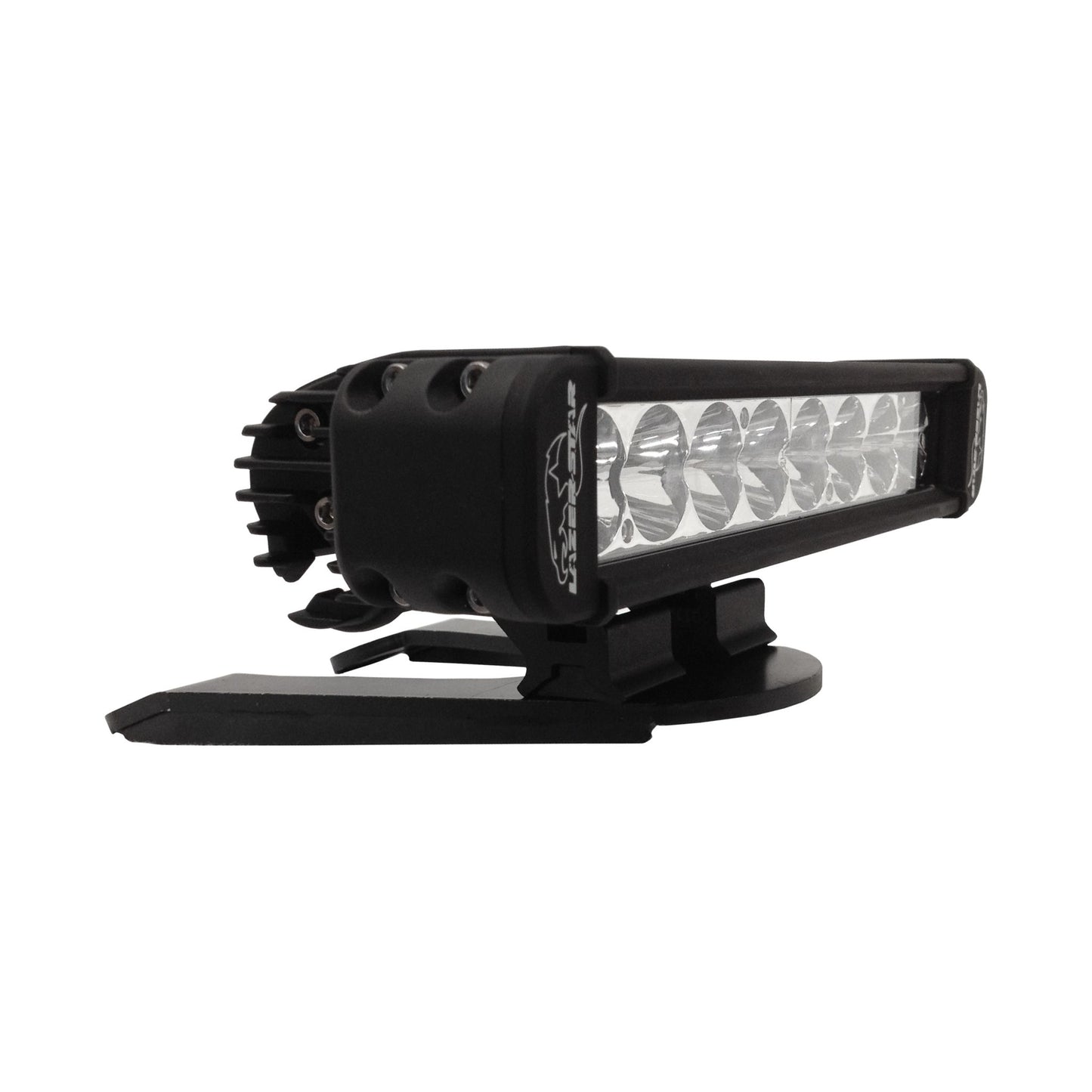 Lazer Star Lights Atlantis 3 watt Single Row 10" Spot with LX0308 and 1" Drop Handle Bar Bracket 9993004