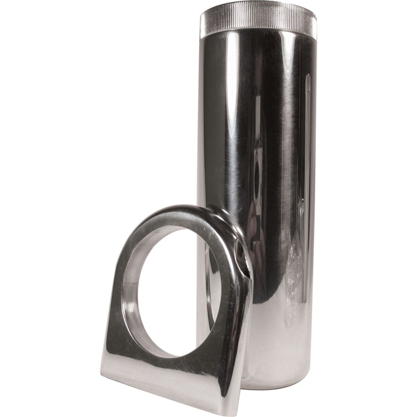 Borgeson - Fluid Reservoir - P/N: 800600 - Remote mount power steering reservoir. Polished aluminum. Includes bracket and hardware.