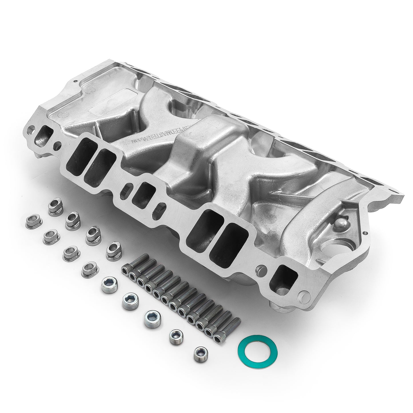 Speedmaster 1-147-080 Fits Chevy SBC 350 LowRise+ 1957-95 (Non Egr) Intake Manifold Machine Polished