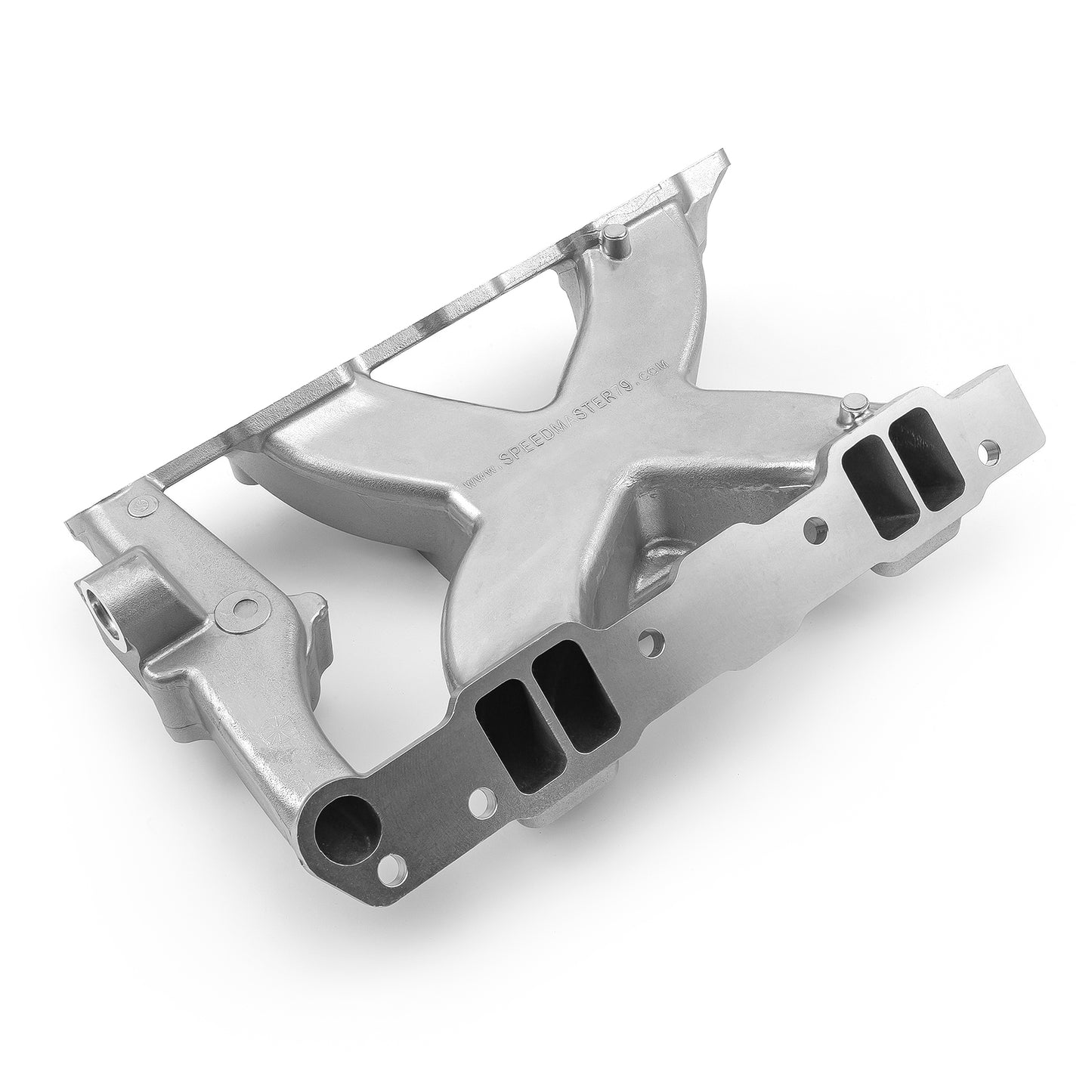 Speedmaster 1-147-092 Pontiac 326 350 389 400 421 428 455 HiRise Intake Manifold Machine Polished