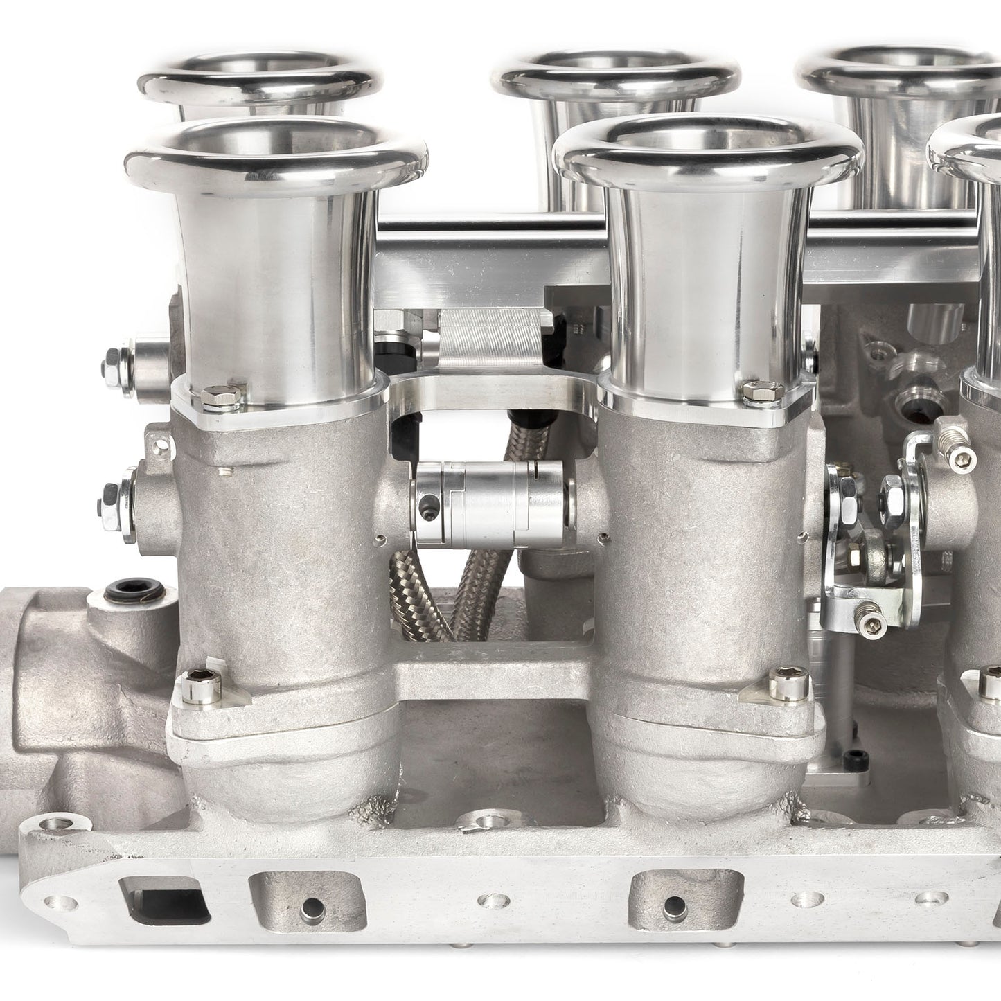Speedmaster 1-148-016 Fits Ford SB 260 289 302W Downdraft EFI Stack Intake Manifold System Complete Satin