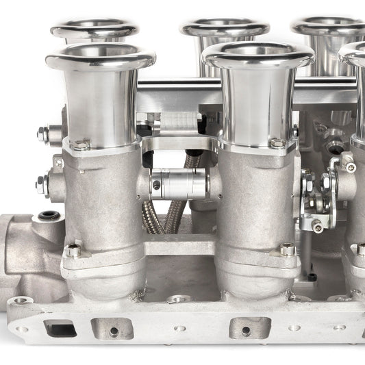 Speedmaster 1-148-016 Fits Ford SB 260 289 302W Downdraft EFI Stack Intake Manifold System Complete Satin