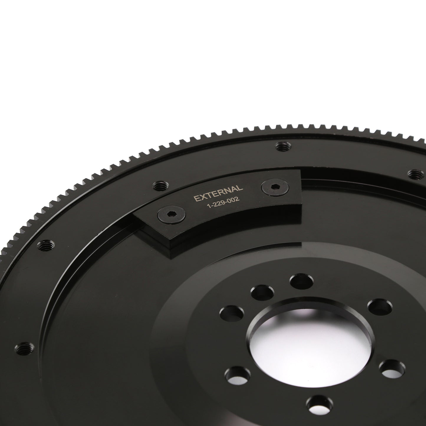 Speedmaster 1-229-002 Fits Chevy SBC 350 400 BBC 454 2PC RMS 168 Tooth DNA Billet Black Oxide SFI Flywheel