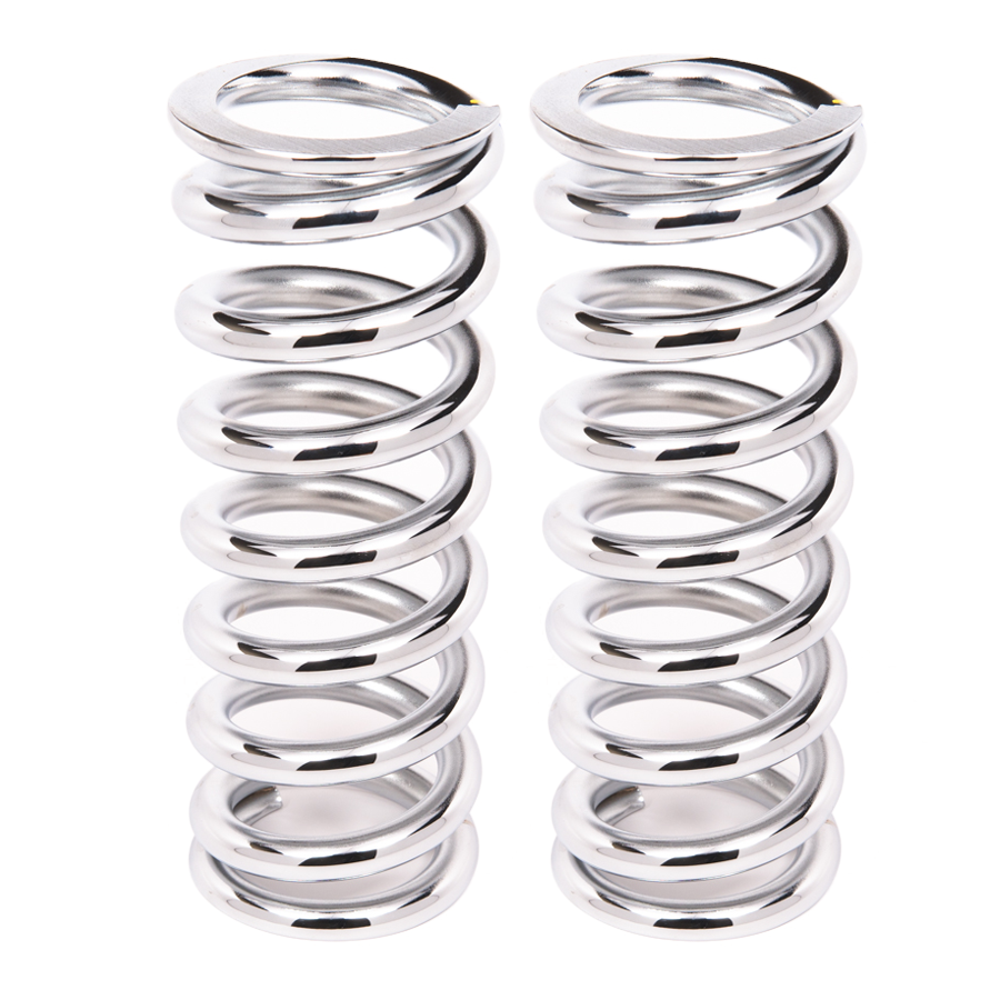 Aldan American Coil-Over-Spring 700 lbs./in. Rate 10 in. Length 2.5 in. I.D. Chrome Pair 10-700CH2