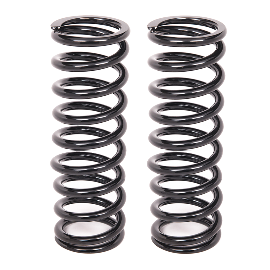 Aldan American Coil-Over-Spring 500 lbs./in. Rate 10 in. Length 2.5 in. I.D. Black Pair 10-500BK2