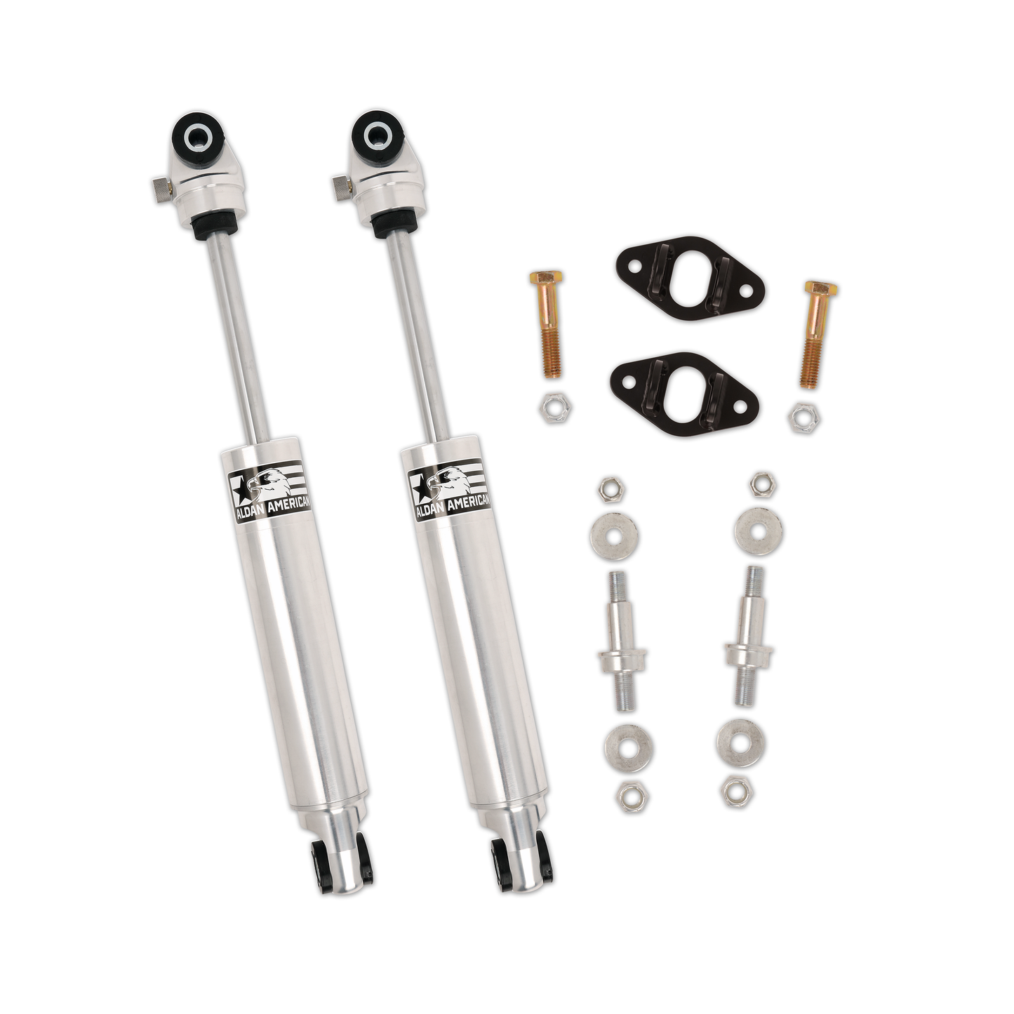 Aldan American Shock Kit, TrueLine, 68-69 Chevy, Pontiac, Rear, Multi Leaf, Single Adj., Pair 100104