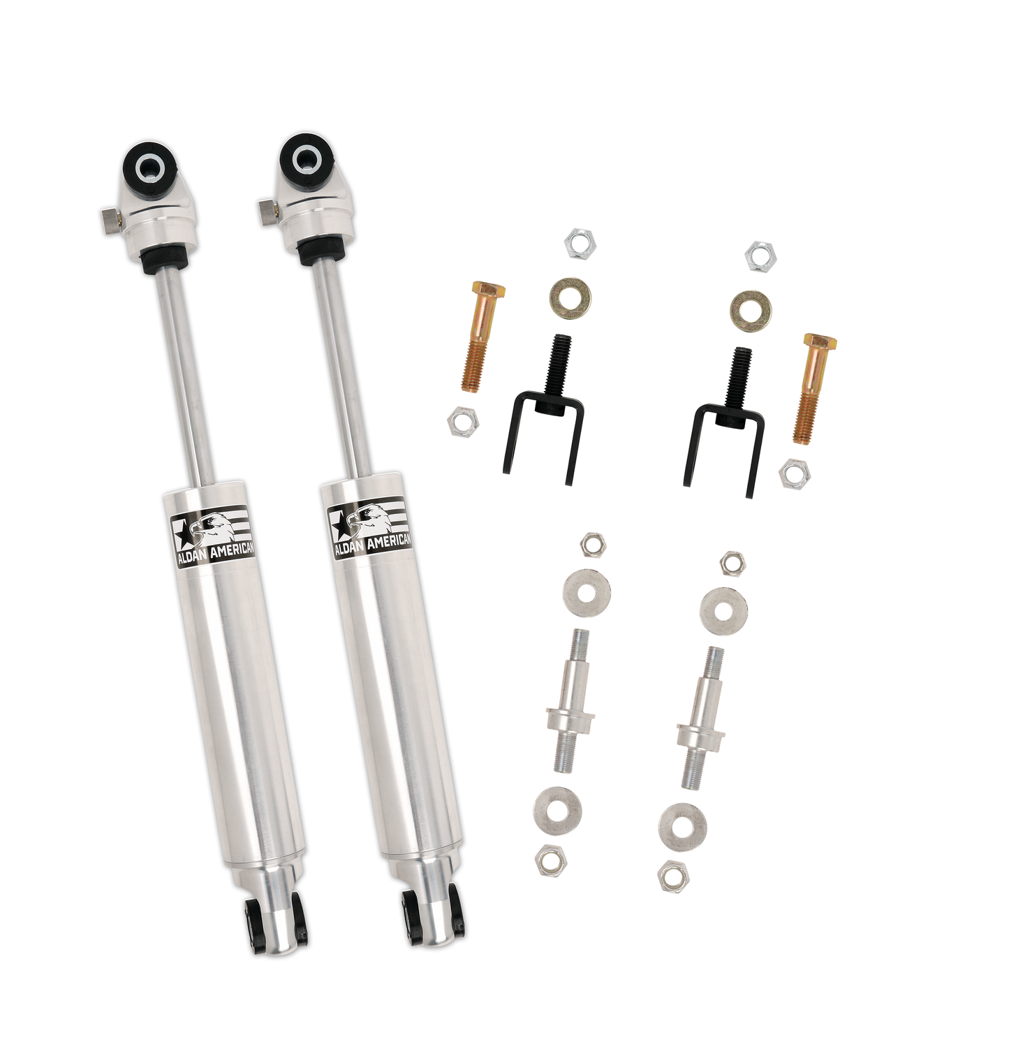 Aldan American Shock Kit, TrueLine, 55-57 Chevy, Rear, Single Adjustable, Pair 100111
