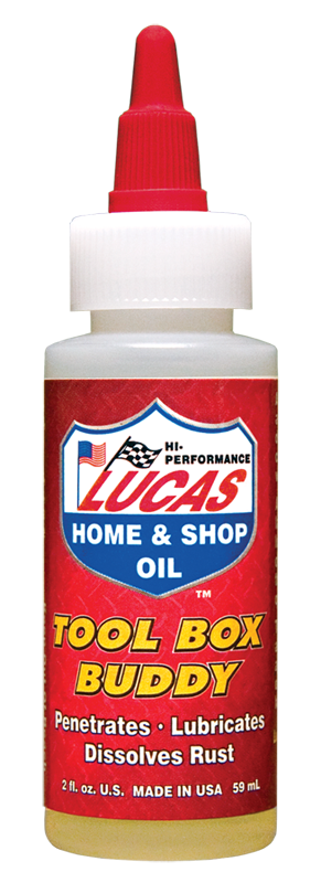 Lucas Oil Products Tool Box Buddy counter display w/bottles 10070
