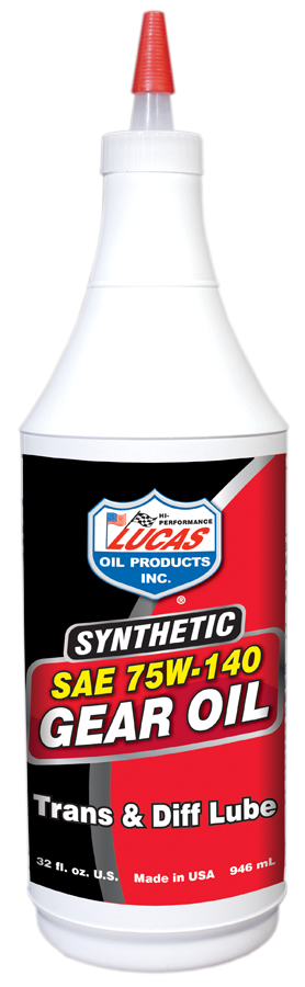 Lucas Oil Products Synthetic SAE 75W-140 Trans & Diff Lube 10121