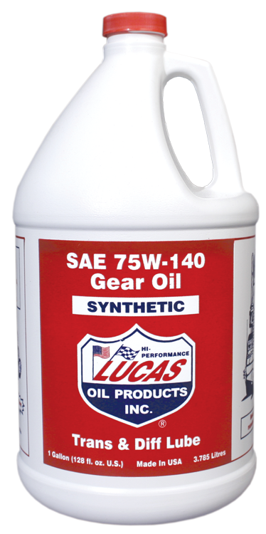 Lucas Oil Products Synthetic SAE 75W-140 Trans & Diff Lube 10122