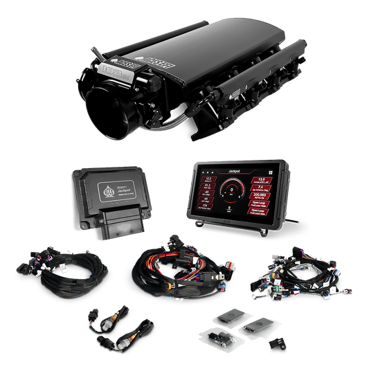 Aces Fuel Injection Jackpot LS & LS Pro EFI - LS3/LS92 Short Fabricated Intake Top End Kits AS20111-WK92-AM2027B