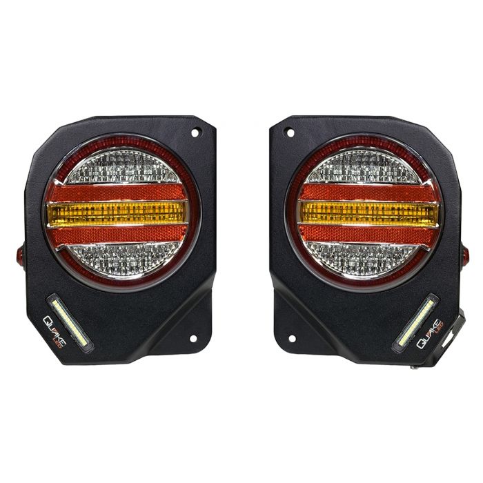 Quake LED - QTE1041 - Metal Tek Jeep Wrangler JK Tail Light