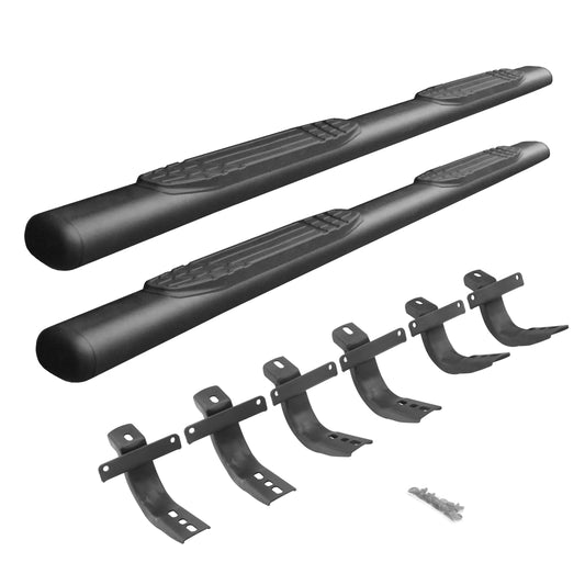 Go Rhino 104412973T 4" 1000 Series SideSteps With Mounting Bracket Kit Textured Black
