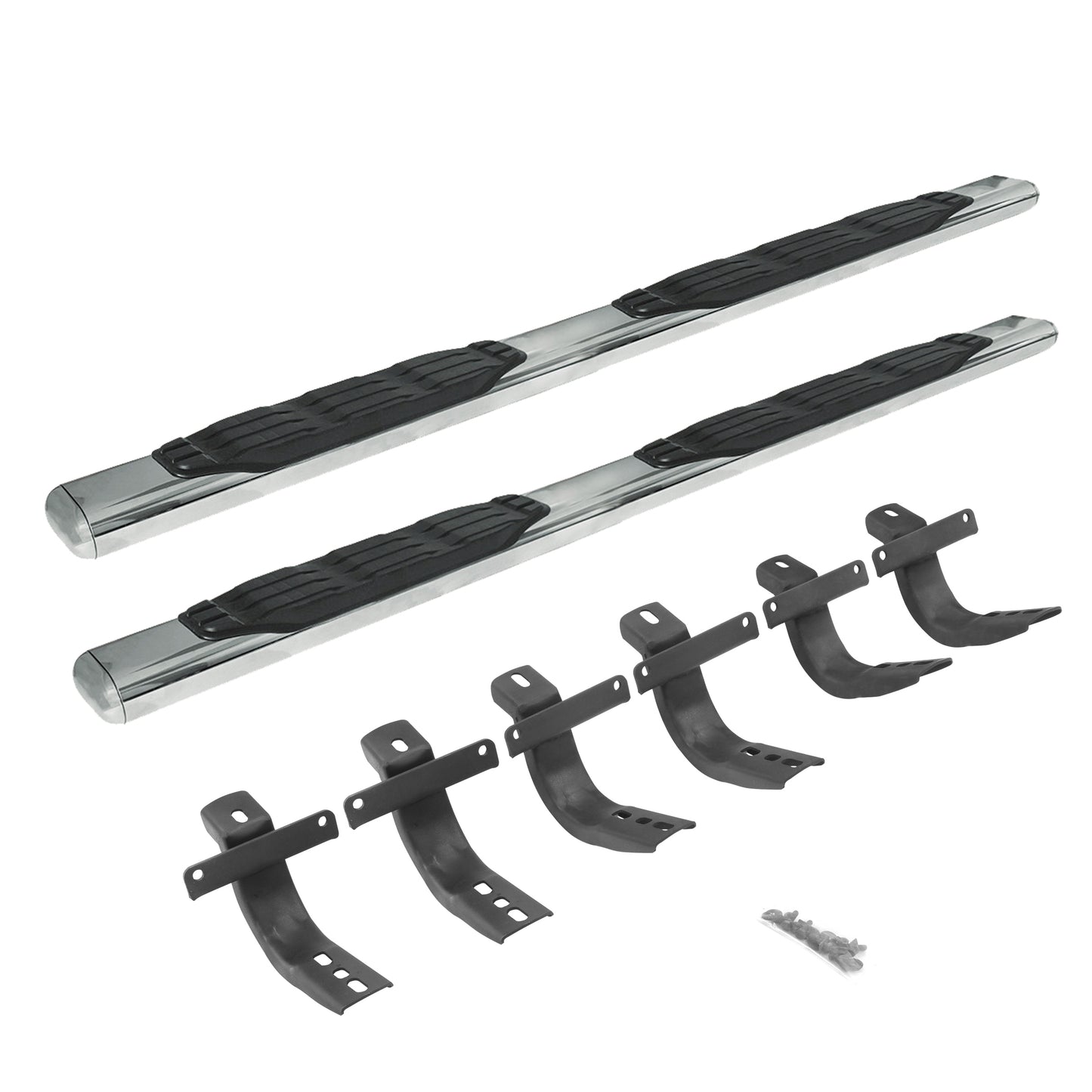 Go Rhino 105412973T 5" 1000 Series SideSteps With Mounting Bracket Kit Textured Black