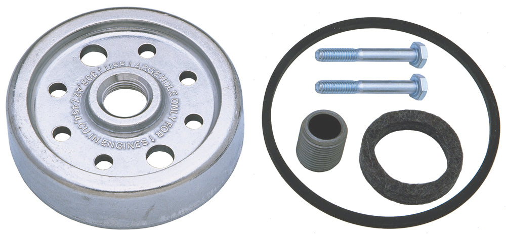 Trans-Dapt Performance 1956-67 Chevy V8 Canister-Style Oil Filter W/ 1/4 In. Bolts To Spin-On Style Oil Filter Adapter- Ph30 1059