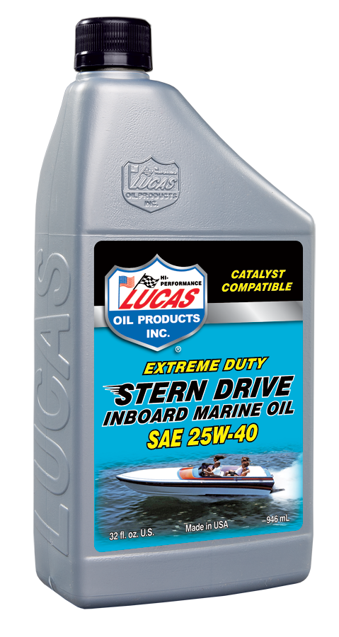 Lucas Oil Products Stern Drive Inboard Engine Oil SAE 25W-40 10677